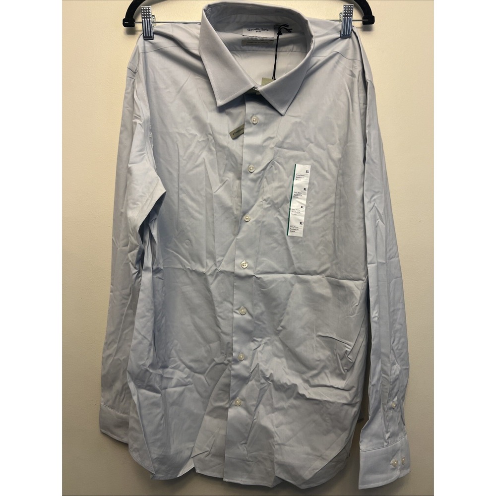 Goodfellow men's button down dress shirt XL 17 – 17 1/2 gray NWT